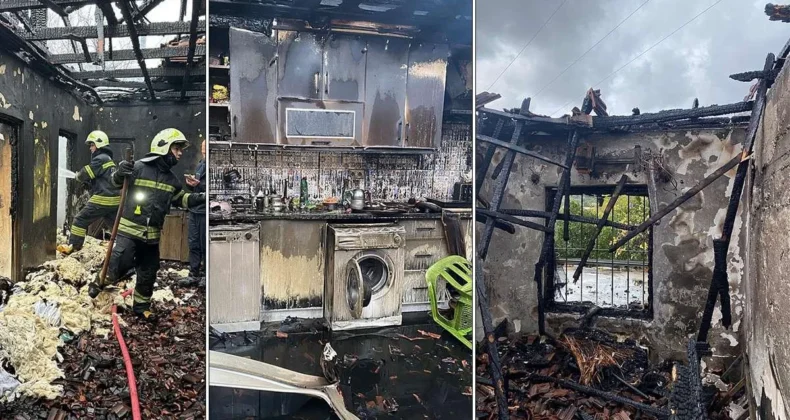 Çakmaklı oyun yangınla sonuçlandı: Ev kullanılamaz hale geldi!