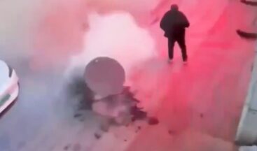 Meydana gelen patlamada ağır yaralandı