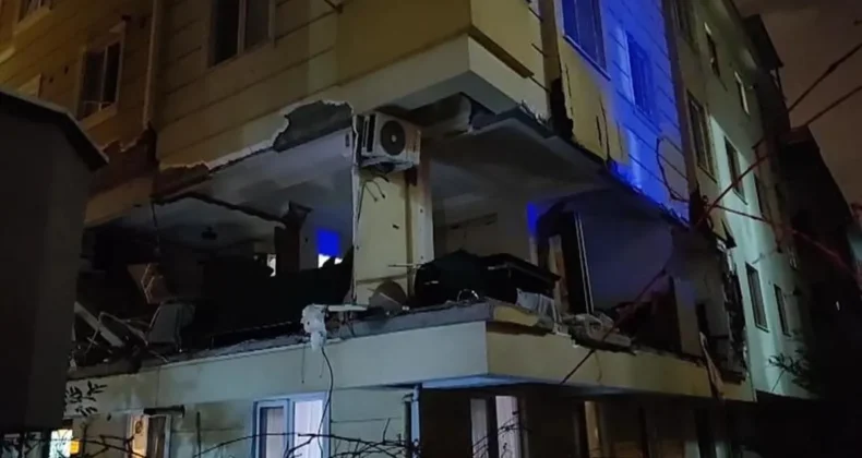 Ümraniye’de patlama: Evin duvarı yıkıldı, 1 kişi yaralandı